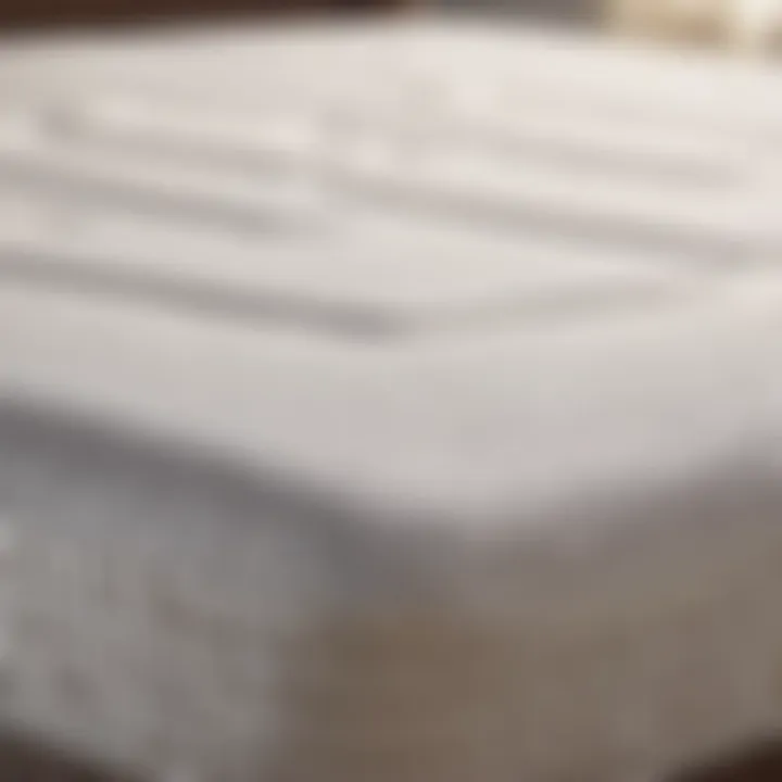Advanced Materials in Angel Bed Mattress Close-up of advanced materials used in Angel Bed mattress construction