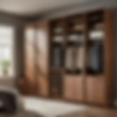 Elevated Closet Storage Solutions Closet storage enhancement with Bed Bath and Beyond risers