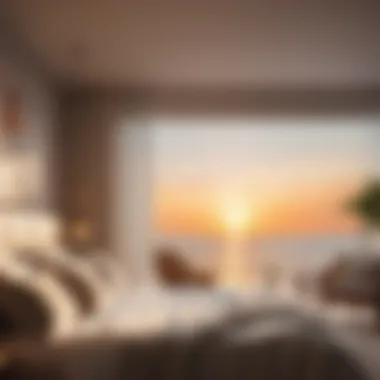 Tranquil Coastal Sunset in Bedroom Decor Tranquil Coastal Sunset