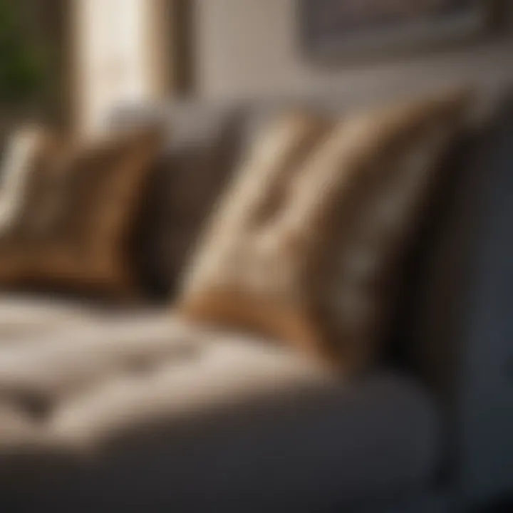 Cozy loveseat with plush cushions for ultimate comfort
