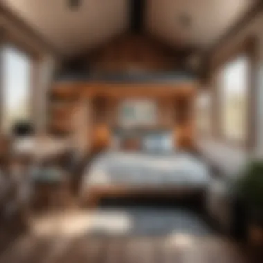 Compact Bedroom Design in Tiny Home