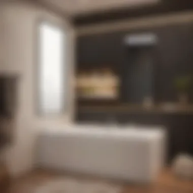 Space-Saving Solution for Small Bathrooms Compact Dehumidifier Model