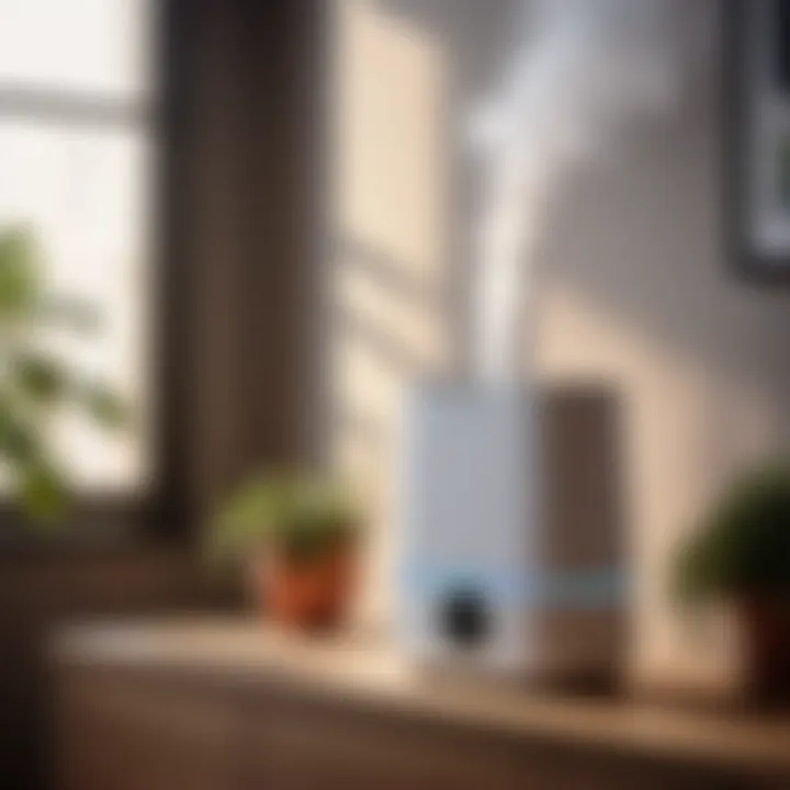 Space-saving Humidifier with Superior Output Compact yet powerful humidifier for optimal performance