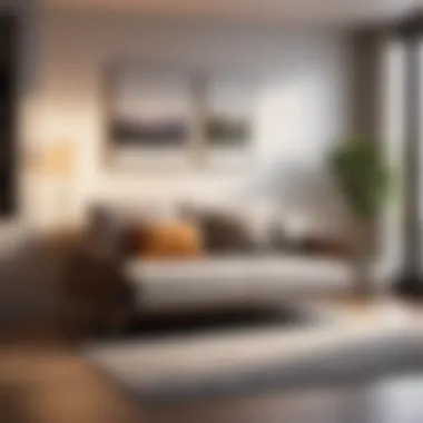 Space-Optimizing Innovation Compact small pull-out couch optimizing bedroom space