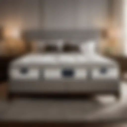 Luxurious King Size Mattress Setting Elegant bedroom with a king size mattress