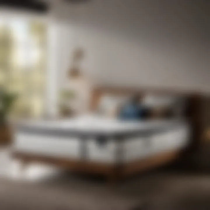 Two twin mattresses with adjustable bases