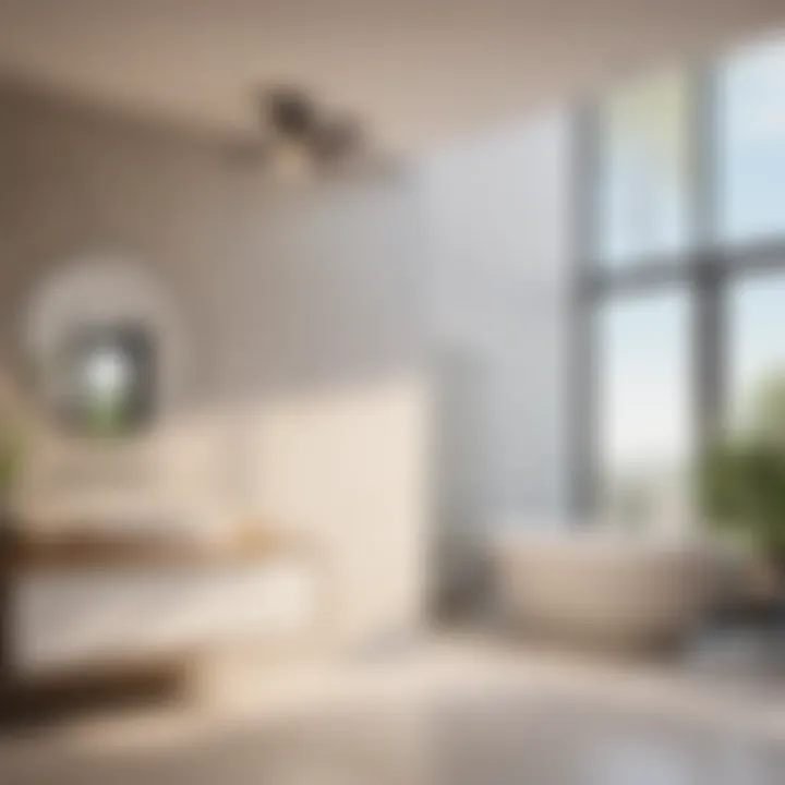 Comparison of traditional vs. flush mount bathroom fans