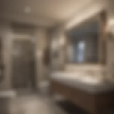 Illustration of completed bathroom fan light combo installation