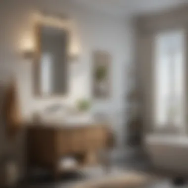 Variety of Styles in 19-Inch Bathroom Vanities Diverse styles of 19-inch bathroom vanities on display