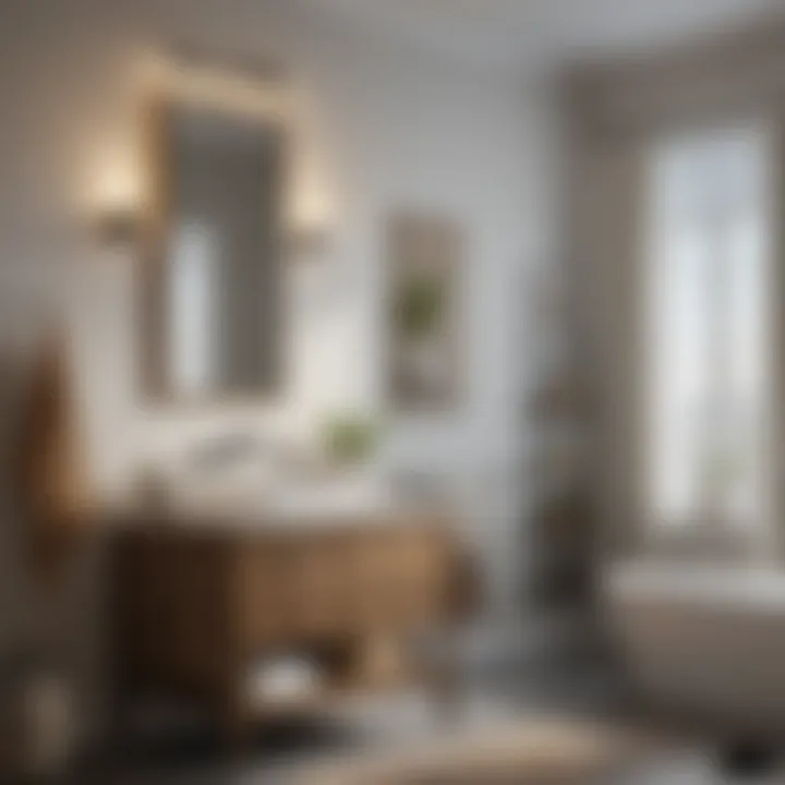 Variety of Styles in 19-Inch Bathroom Vanities Diverse styles of 19-inch bathroom vanities on display