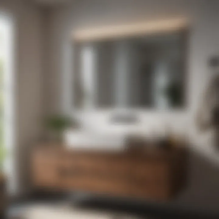 Materials for 19-Inch Bathroom Vanities Elegant materials used in 19-inch bathroom vanities