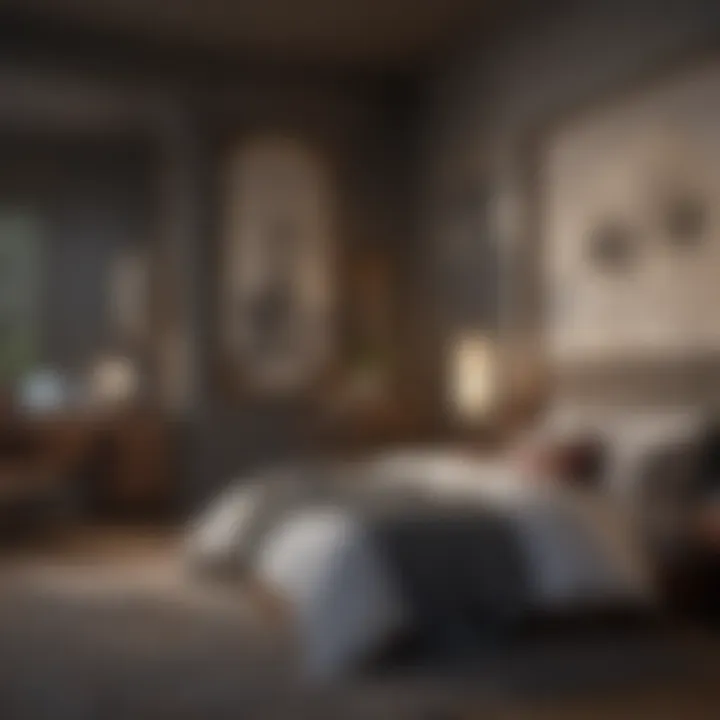 Space Optimization in Compact Living Cozy single bedroom set showcasing space optimization techniques