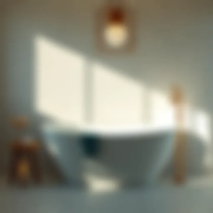 Eco-friendly bathtub made from sustainable materials