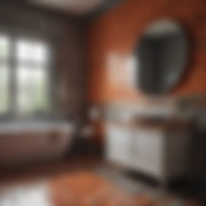 Spotless Bathroom Tiles Vibrant bathroom tiles demonstrating cleanliness