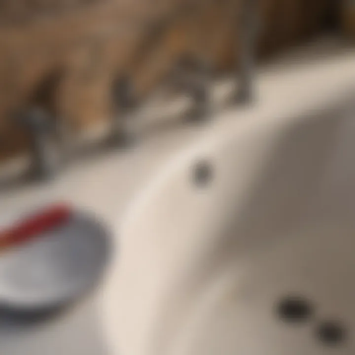 A set of tools commonly used for repairing a sink drain.