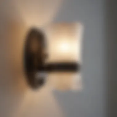 Contemporary wall light fixture showcasing modern design