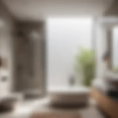 Sleek Minimalist Bathroom Renovation Modern bathroom renovation with minimalist features