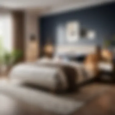 Luxurious bedroom setup with IKEA mattress