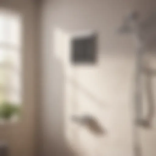 Inadequate Bathroom Ventilation Illustration of bathroom with poor ventilation