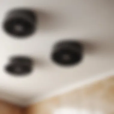 Illustration of various types of inline bathroom vent fans