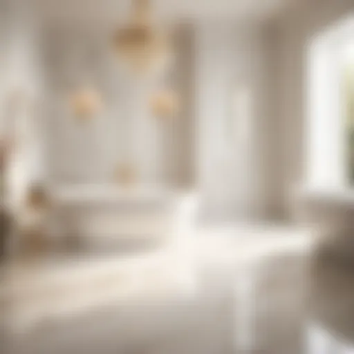 Luxurious Marble Aesthetic Elegant marble bathroom floor