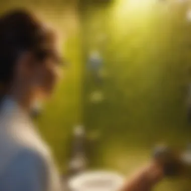 Mold Inspection Process in Bathroom