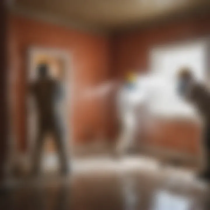 Professional Mold Remediation Team at Work