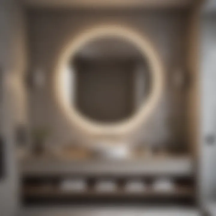 Sophisticated Neutral Color Scheme Minimalist bathroom with neutral color palette