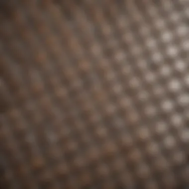 Close-up of adhesive tiles showcasing texture and pattern