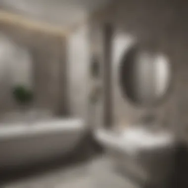 Before and after transformation using adhesive tiles