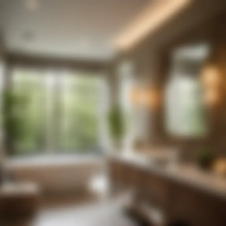 Spa-inspired bathroom remodel with soothing colors