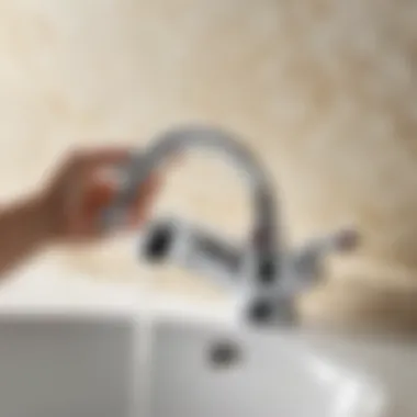 Step-by-Step Disassembly Process Illustration of disassembling Delta single handle faucet