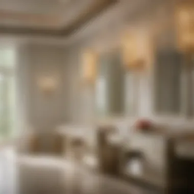 Luxurious bathroom featuring Sherwin Williams paint