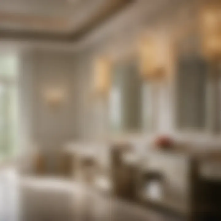 Luxurious bathroom featuring Sherwin Williams paint