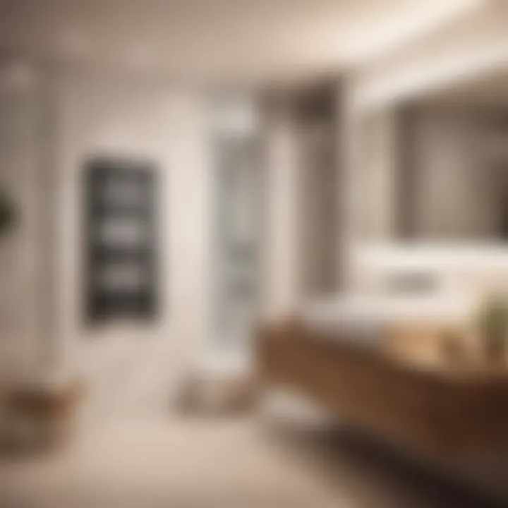 Elevate Your Bathroom with Electric Wall Heaters Elegant Bathroom Interior with Electric Wall Heater