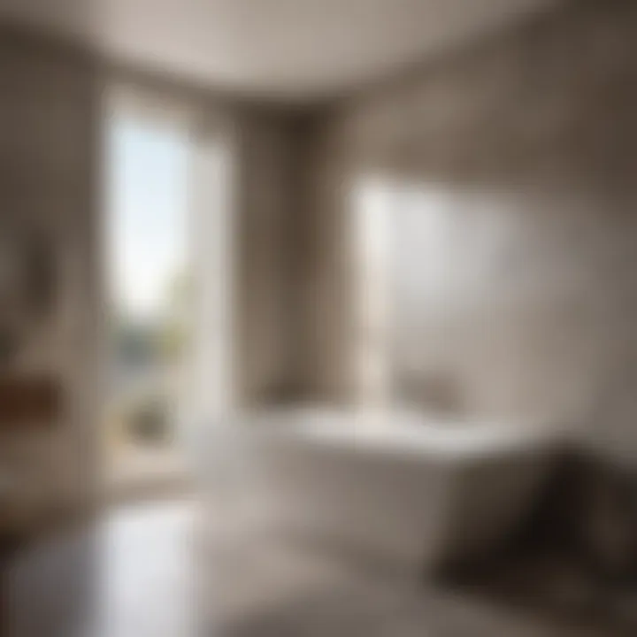 Stylish Integration of Bathtub in Bathroom Stylish bathroom design integrating a 60 x 32 alcove bathtub into a contemporary aesthetic