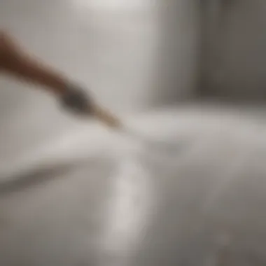 Proper Application Techniques Illustration showing proper application techniques for grout sealant