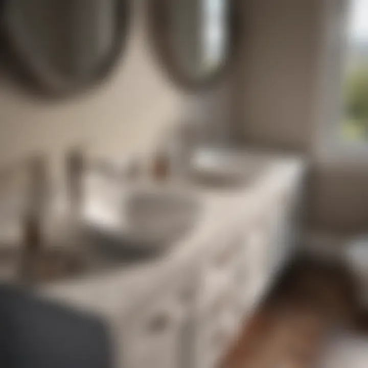 Installation of Double Sink Vanity Top Detailed installation process of a double sink vanity top