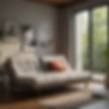 Futon Mattresses in Modern Living Spaces A cozy living space featuring a 60 inch futon mattress styled for comfort and versatility.
