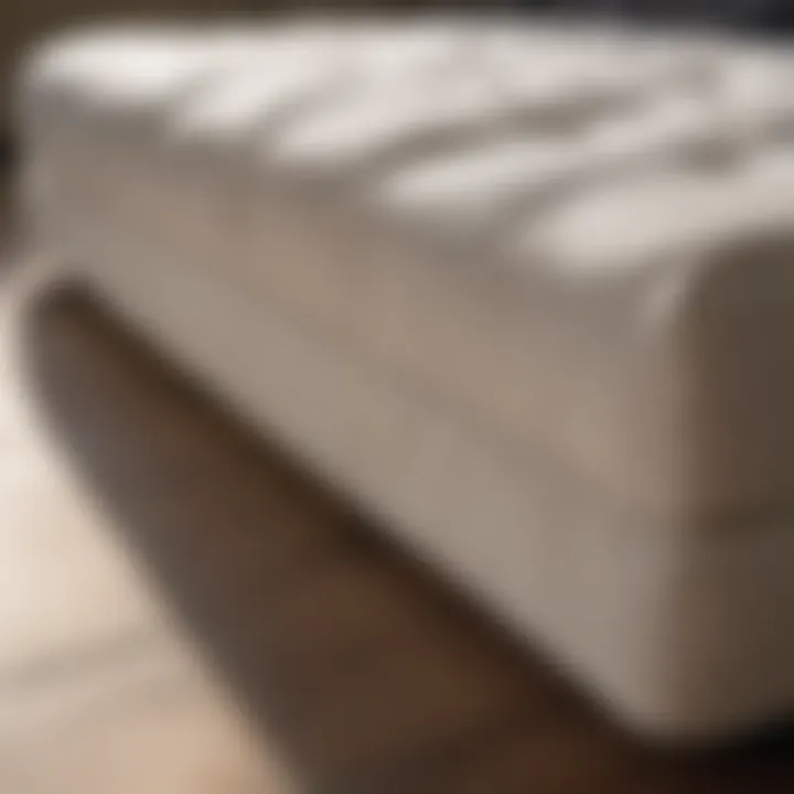 Maintenance Tips for Futon Mattresses Care and maintenance essentials for futon mattresses demonstrated with cleaning supplies.