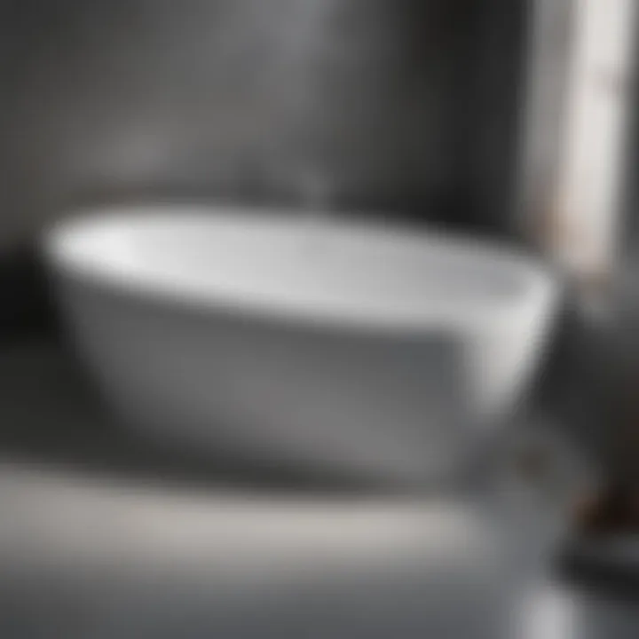 Positioning the Acrylic Bathtub for Optimal Fit A step-by-step illustration showcasing the positioning of an acrylic bathtub