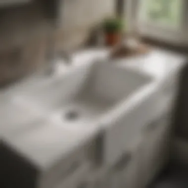 Affordable Sink Cabinet Options Budget-friendly laundry sink cabinet solutions