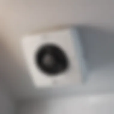 Installation process of a bathroom exhaust fan