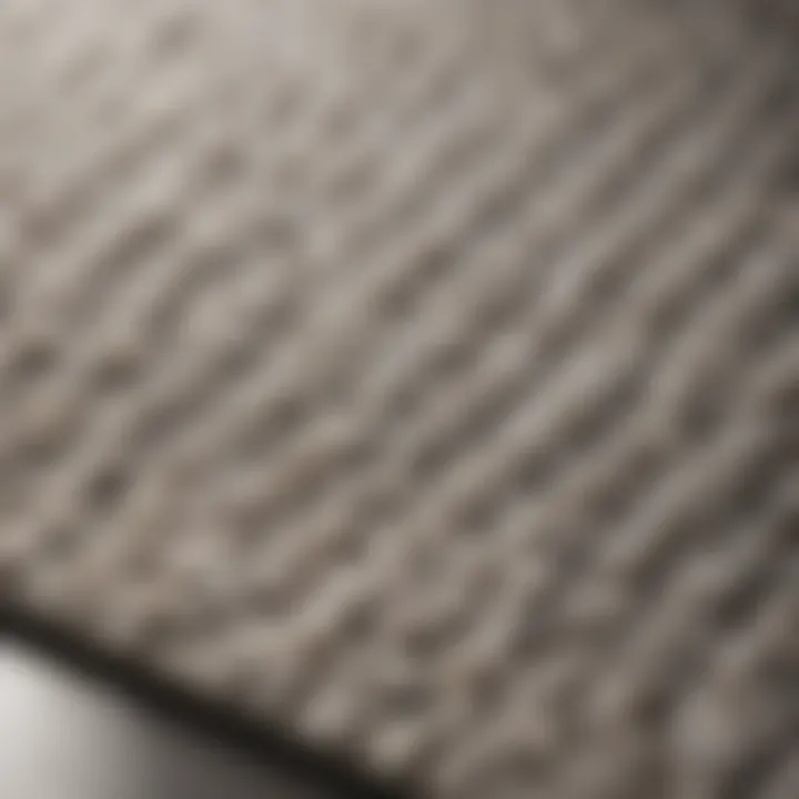 Close-up of bathroom mat fibers