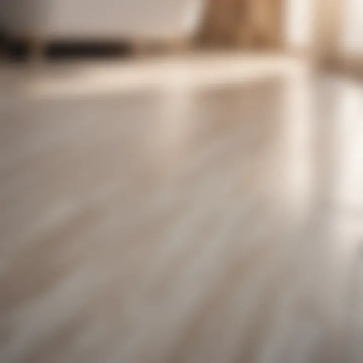 Durable Vinyl Option Stylish and durable vinyl flooring