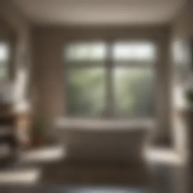 Envisioning Tomorrow: Soaker Tub Trends in Bathroom Design Trendy bathroom showcasing the future of soaker tub design