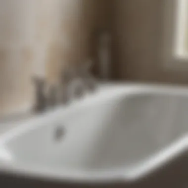 Installation guide illustration for Moen bathtub faucet