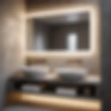 Elegance in Solid Form: Concrete Vanity Sink for Industrial Bathrooms Industrial Bathroom Remodel: Concrete Vanity Sink