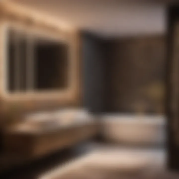 Embrace Elegance with Matte Sheen Contemporary Bathroom showcasing Matte Sheen Walls