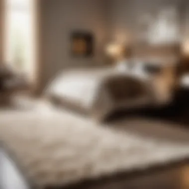 Contemporary Bedroom Rug in Neutral Tones